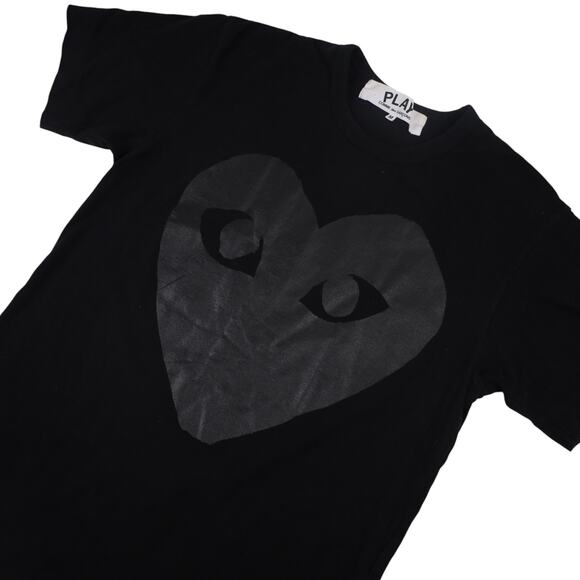 Comme Des Garcons Play Heart Front / Back Graphic T Shirt - Picture 2 of 11